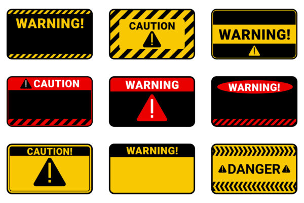 Colors of Warning Signs