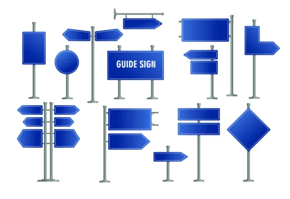 distance signs